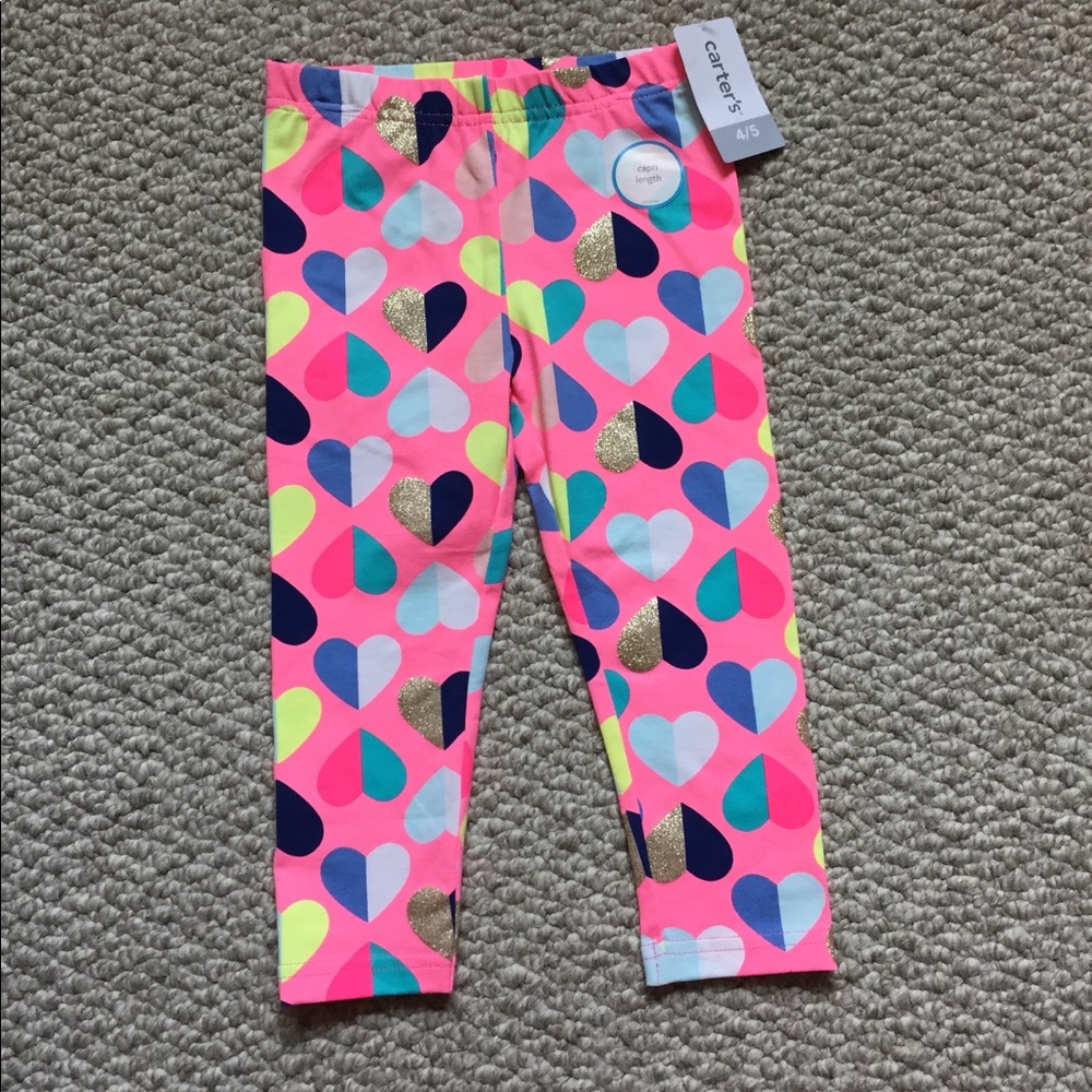 Girls Capri Style Leggings‎ Size 4/5
